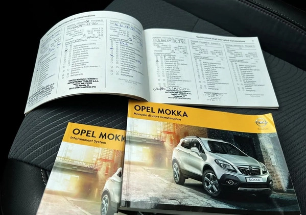 Opel Mokka cena 48800 przebieg: 94000, rok produkcji 2014 z Bisztynek małe 631